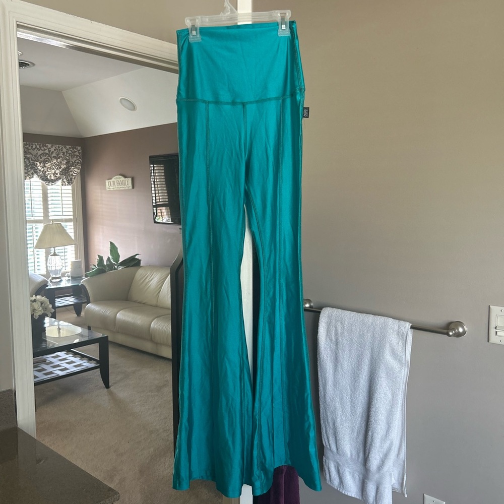 TIGER FRIDAY DANCE WEAR RADIANCE HIPPIE BELL FLARES🩵✨ size: Adult Large